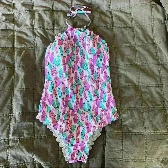 Sugar Coast by Lolli one piece parrot swimsuit - Picture 2 of 8